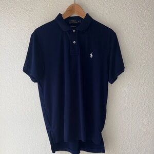 Polo by Ralph Lauren Men's Dark Blue Polo Shirt